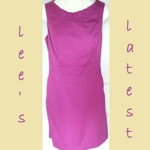 The Limited Bright Pink Sleeveless Sheath Dress Size 6